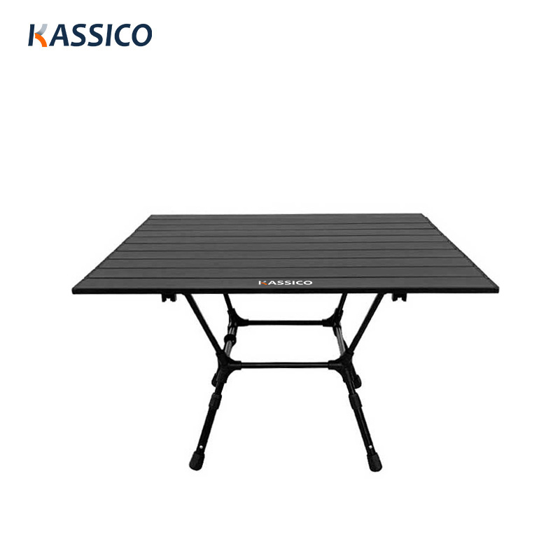 2023 Portable Aluminum Folding Camping Table - 3 Height Adjustable