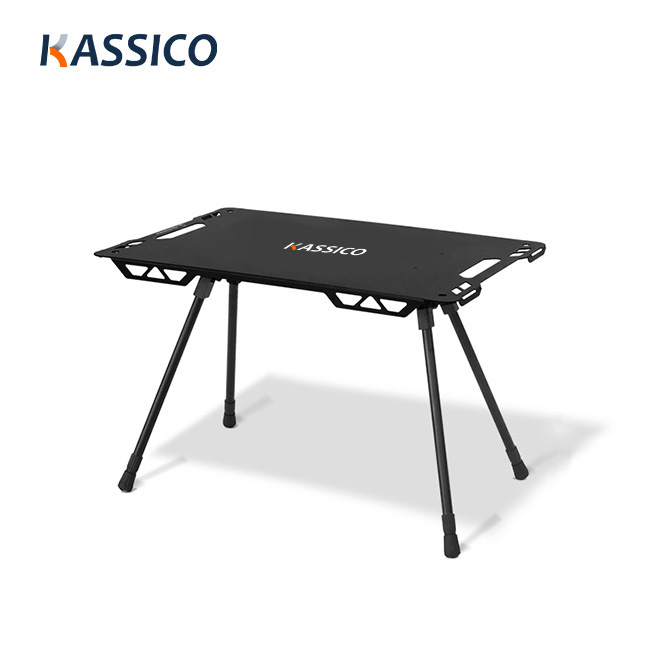 Custom Pattern Aluminum Alloy Tactical Camping Table - Folding, Portable, Lightweight