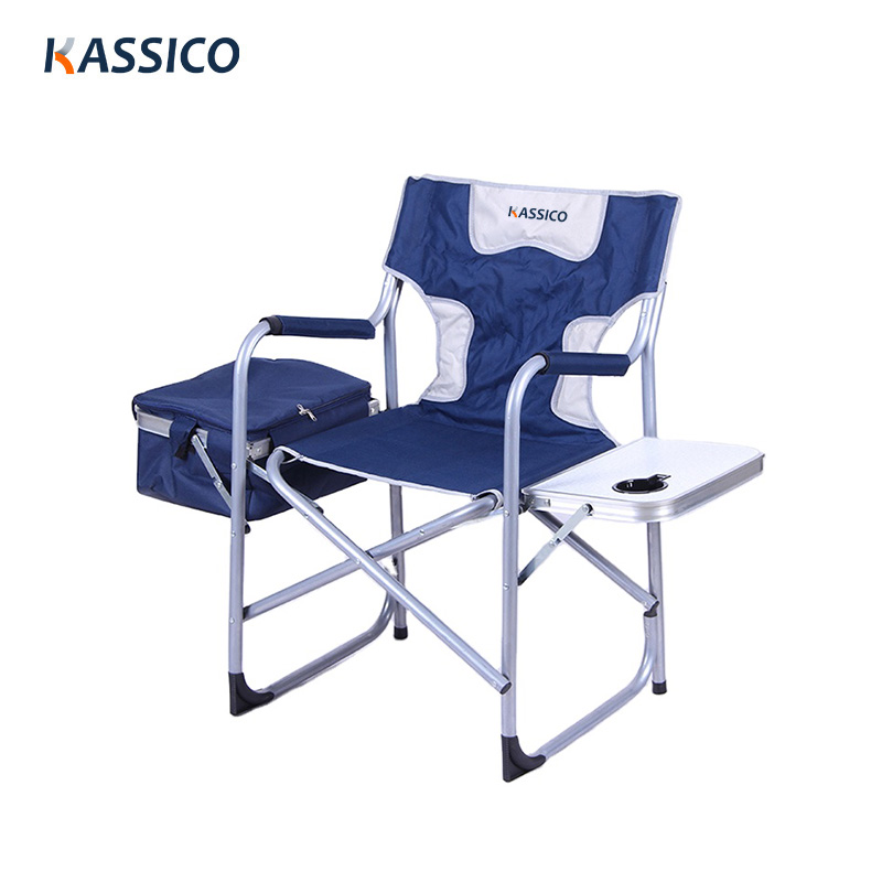 Custom Durable Lounge Folding Director Chair With Cup Holder