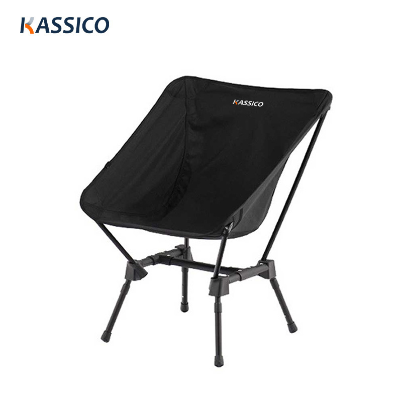 Portable Camping and Backpacking Chair - Adjustable Height and Seating Angle
