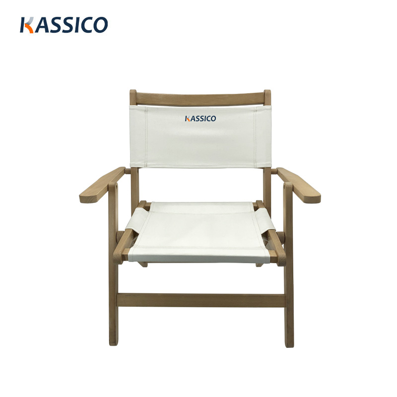 Custom Folding Wooden Portable Camping Chair