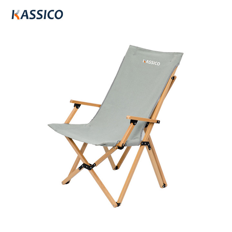 Outdoor Folding Solid Wood Chair With Butterfly Bracket