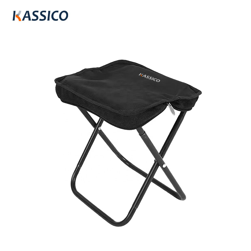 Mini Portable Collapsible Stool With Zipper Carry Bag For Camping, Travel, Hiking, BBQ, Fishing, Beach
