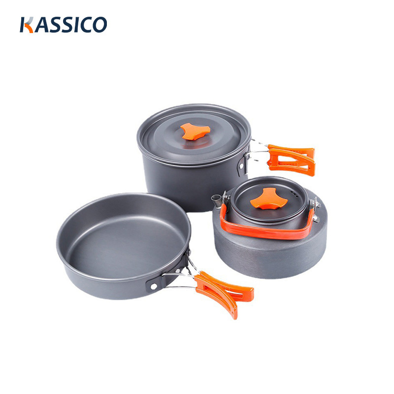 Outdoor Camping Aluminum Cookware Set