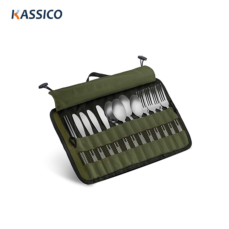 13pcs Stainless Steel Picnic Utensil Set