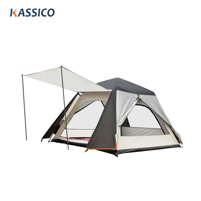 2 Doors 2 Windows Automatic Family Camping Tent