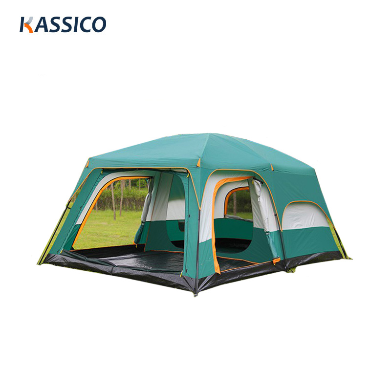 Outdoor  Luxury Family Camping Tent - Large Space 8 Person Dome Tent