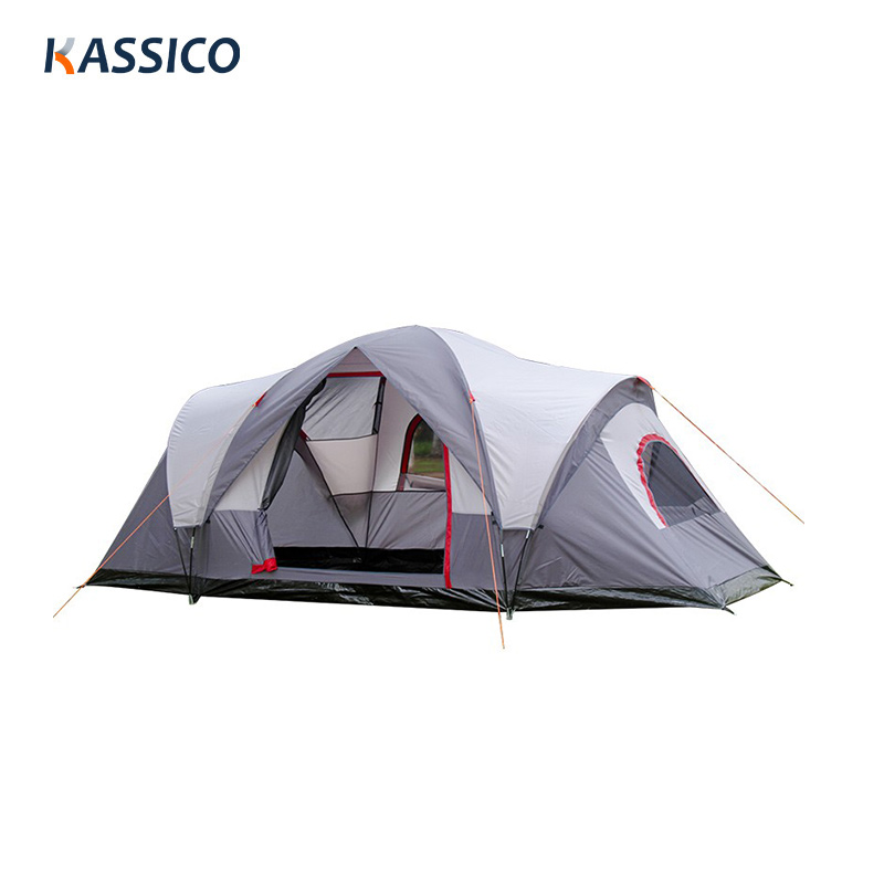 Outdoor Portable Camping Tent with Two Bedrooms And One Living Room