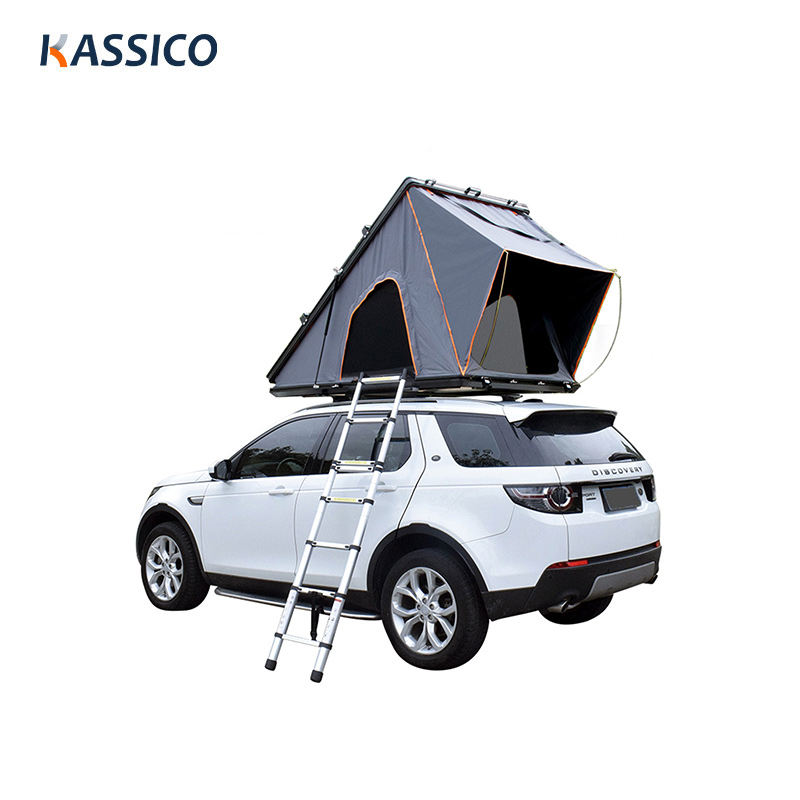 Outdoor Camping Aluminum Car Rooftop Tent With Hard Shell