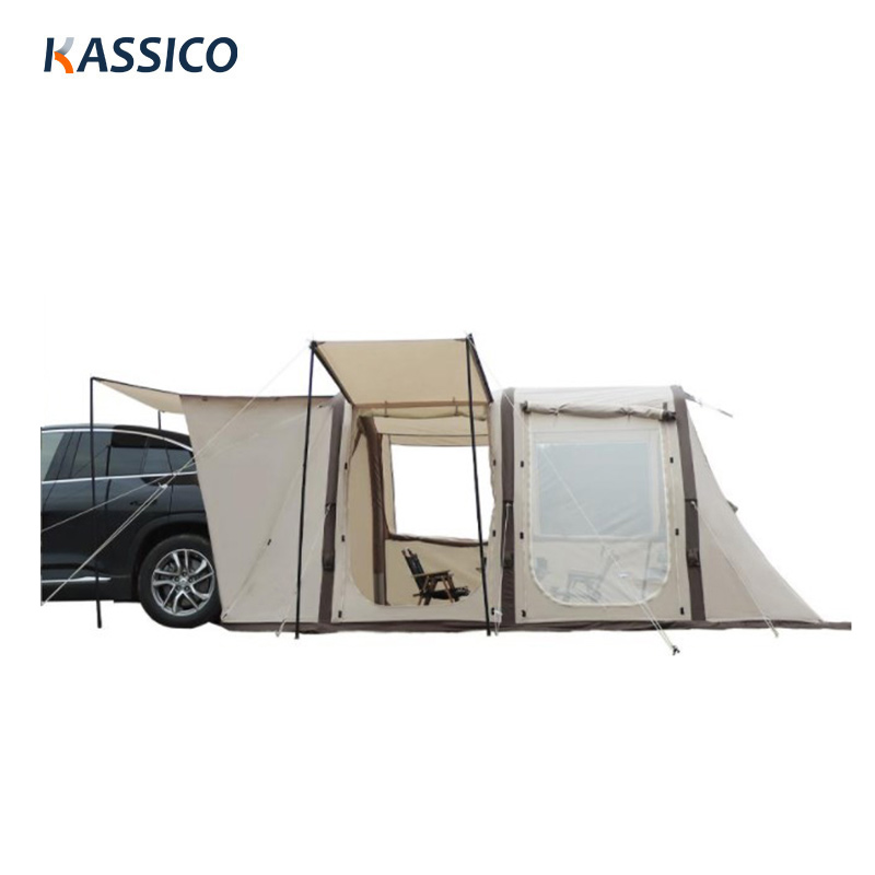 Outdoor Car Side Tunnel Tent - Camping Sunshade Big Capacity Awning