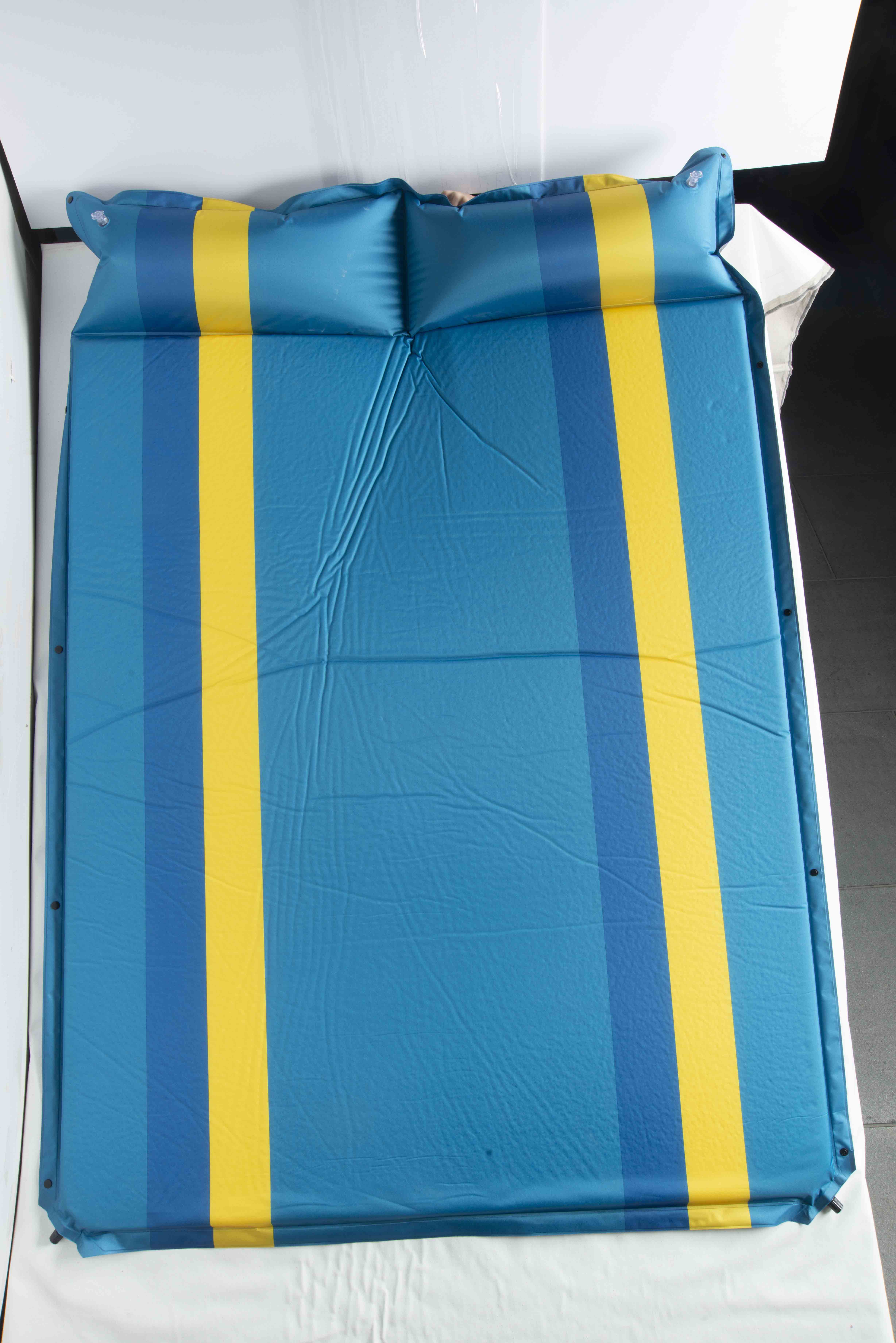Double Self Inflating Camping Mats With Pillow