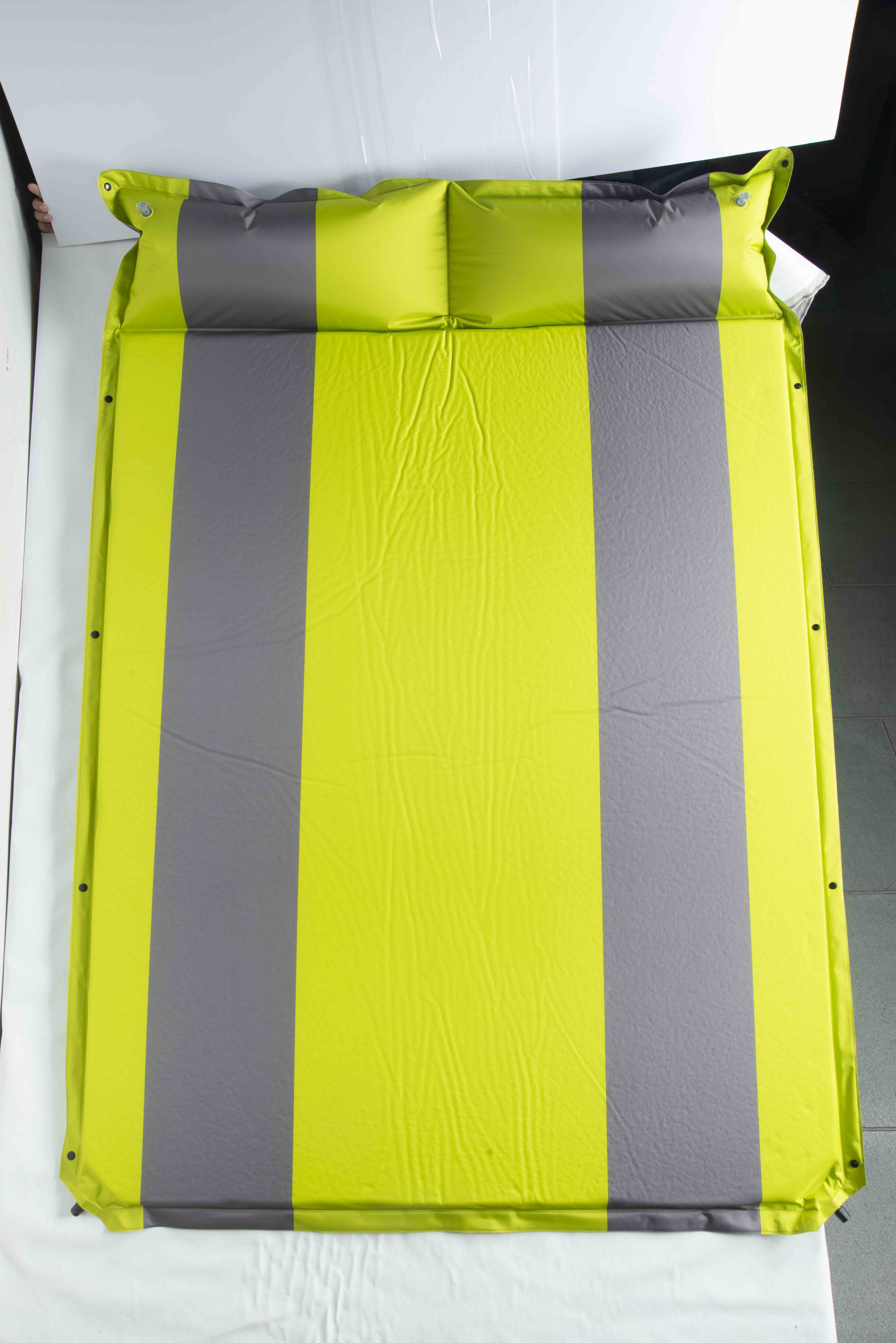 Double Self Inflating Camping Mats With Pillow
