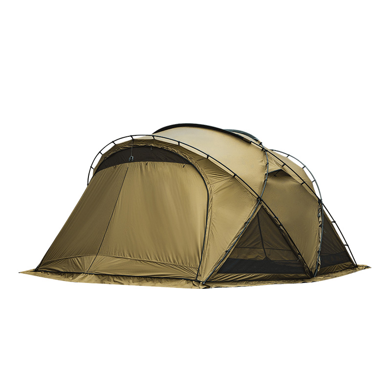 Ultralight Nylon Glamping Dome Tent - Automatic, Waterproof, Windproof