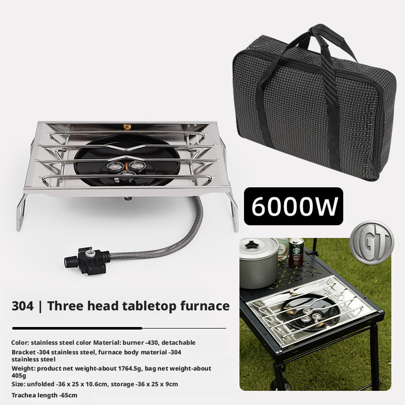 Windproof Foldable Camping Gas Stove-Portable IGT Tabletop