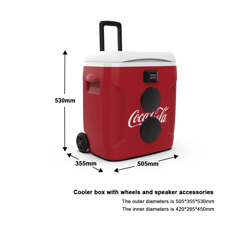 Professional Mini Portable Water Trolley Cooler Box