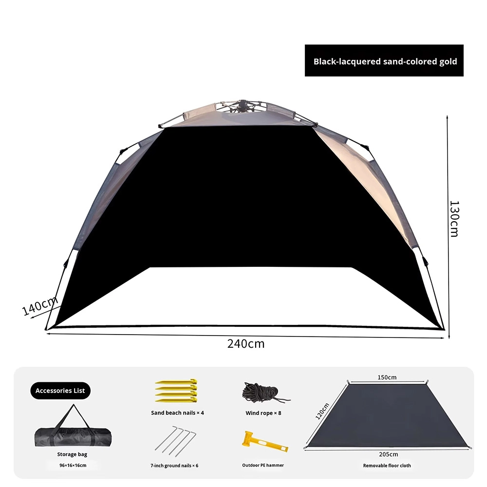 Outdoor Tent Oxford Fabric Waterproof Breathable for Beach Camping Fishing