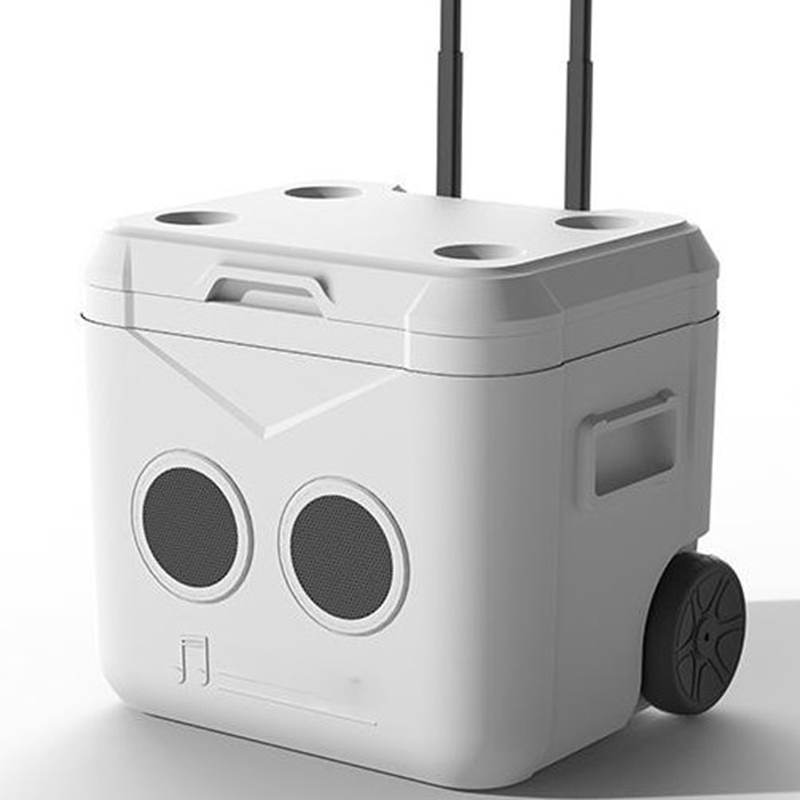 Multi-Functional Wheeled Cooler 25l Large-Capacity Portable Cooler Outdoor Camping Picnic Cooler