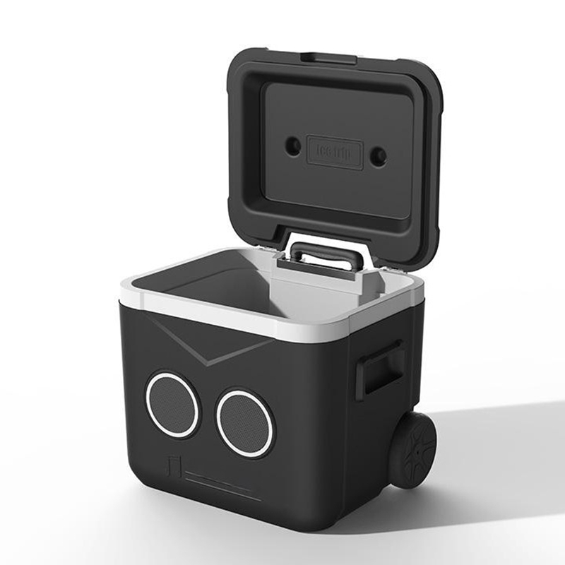 Multi-Functional Wheeled Cooler 25l Large-Capacity Portable Cooler Outdoor Camping Picnic Cooler