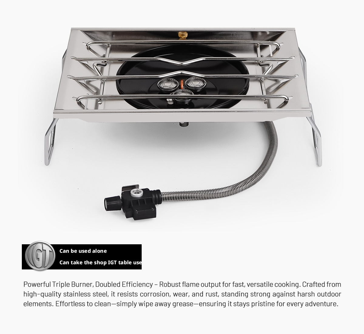 Windproof Foldable Camping Gas Stove-Portable IGT Tabletop