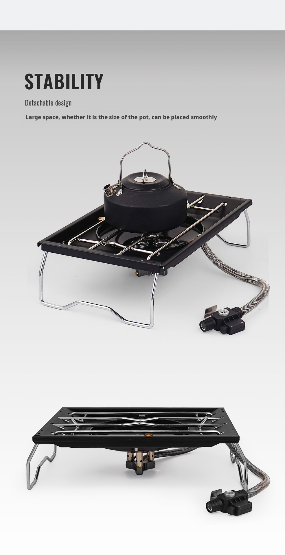 Windproof Foldable Camping Gas Stove-Portable IGT Tabletop