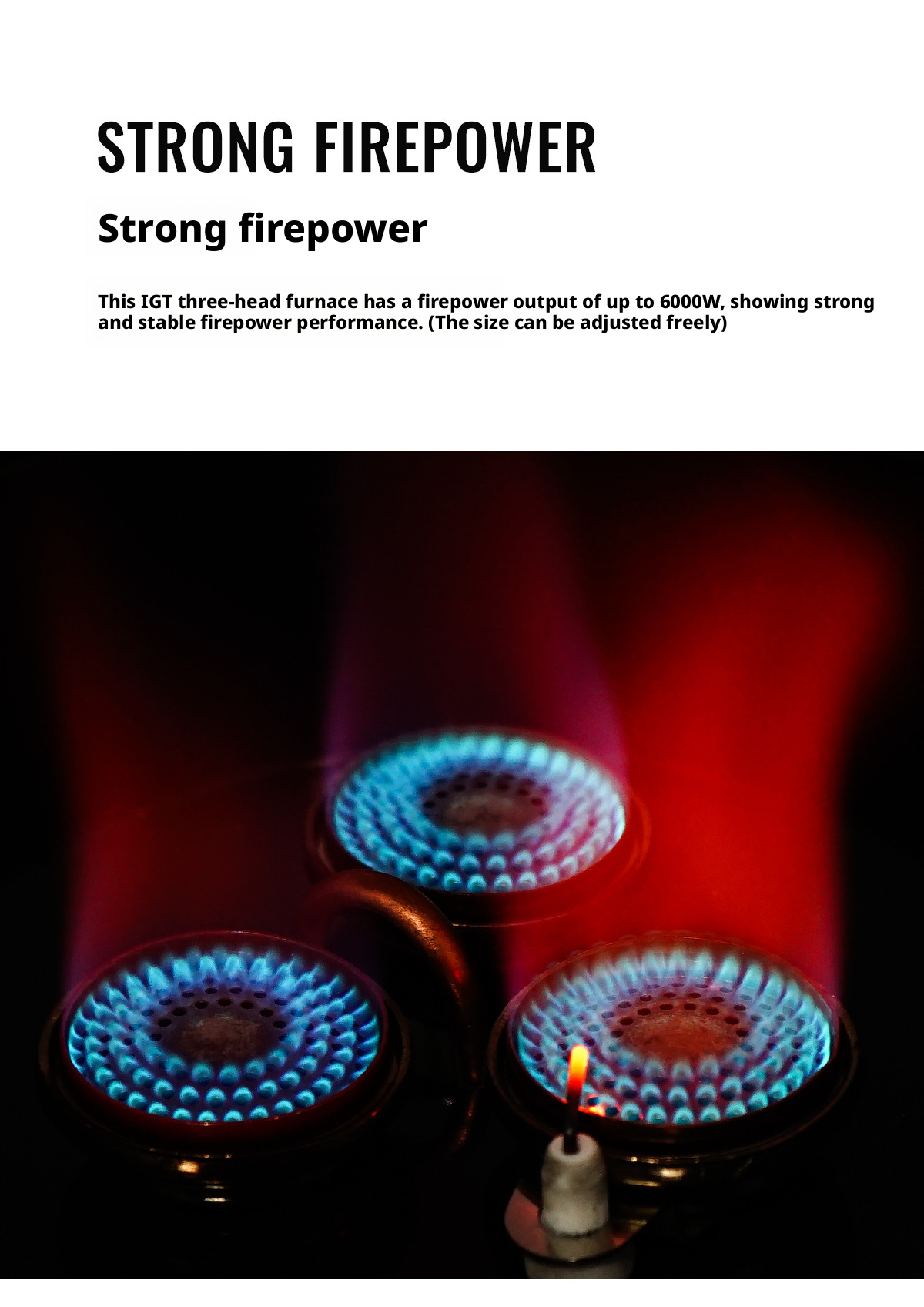 Windproof Foldable Camping Gas Stove-Portable IGT Tabletop